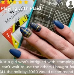 Plaid Perfection: Nail Stamping Starter Kit