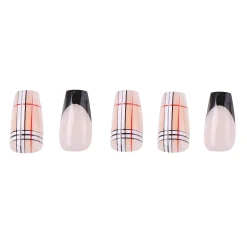 Plaid Perfect Press On Nails - Short Coffin