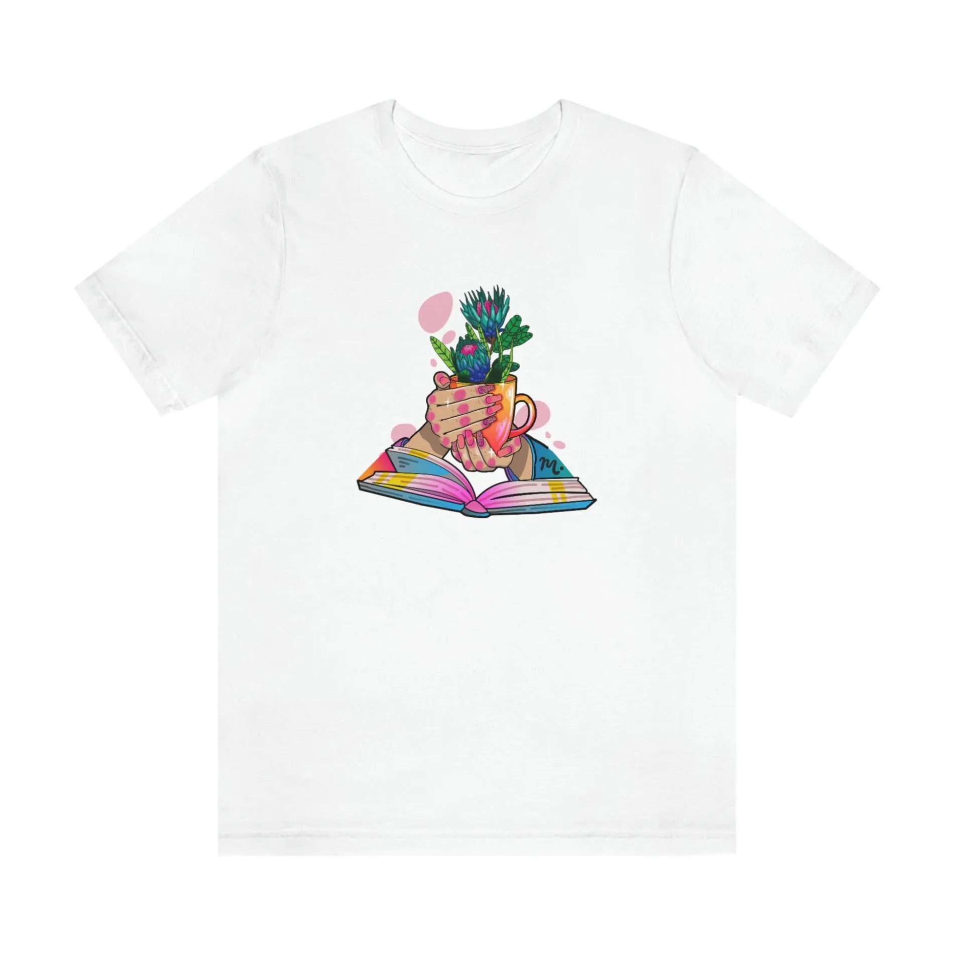 Plants, Books and Nails - Short Sleeve T-shirt