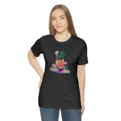 Plants, Books and Nails - Short Sleeve T-shirt
