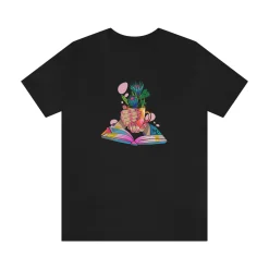 Plants, Books and Nails - Short Sleeve T-shirt