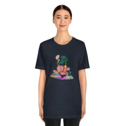 Plants, Books and Nails - Short Sleeve T-shirt