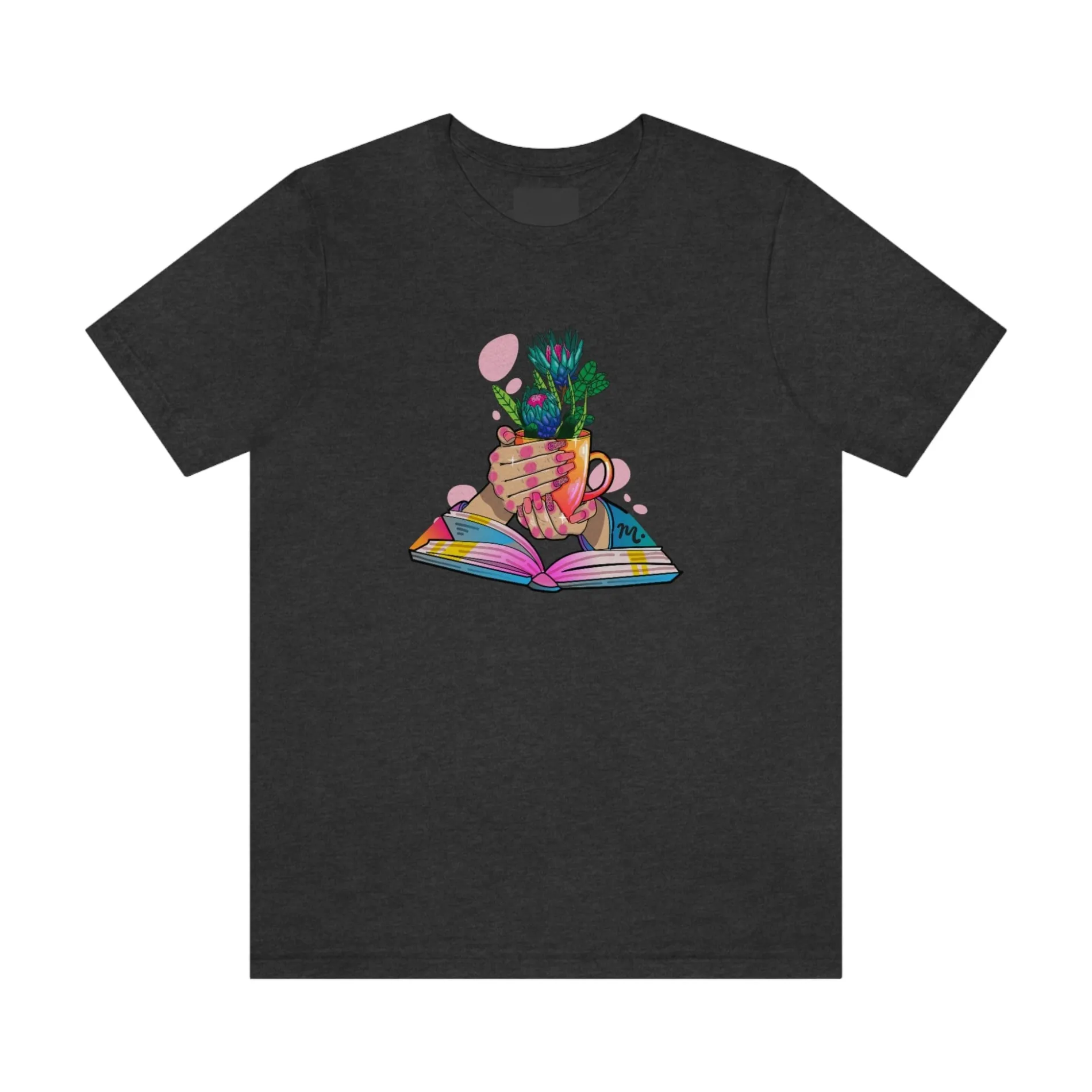Plants, Books and Nails - Short Sleeve T-shirt
