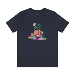 Plants, Books and Nails - Short Sleeve T-shirt