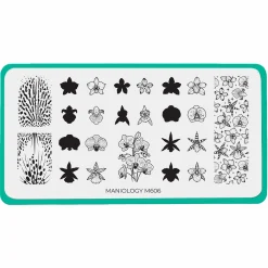 Poised Petals (M606) - Nail Stamping Plate