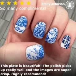 Porcelain: Chinese Ceramic Nail Stamping Starter Kit