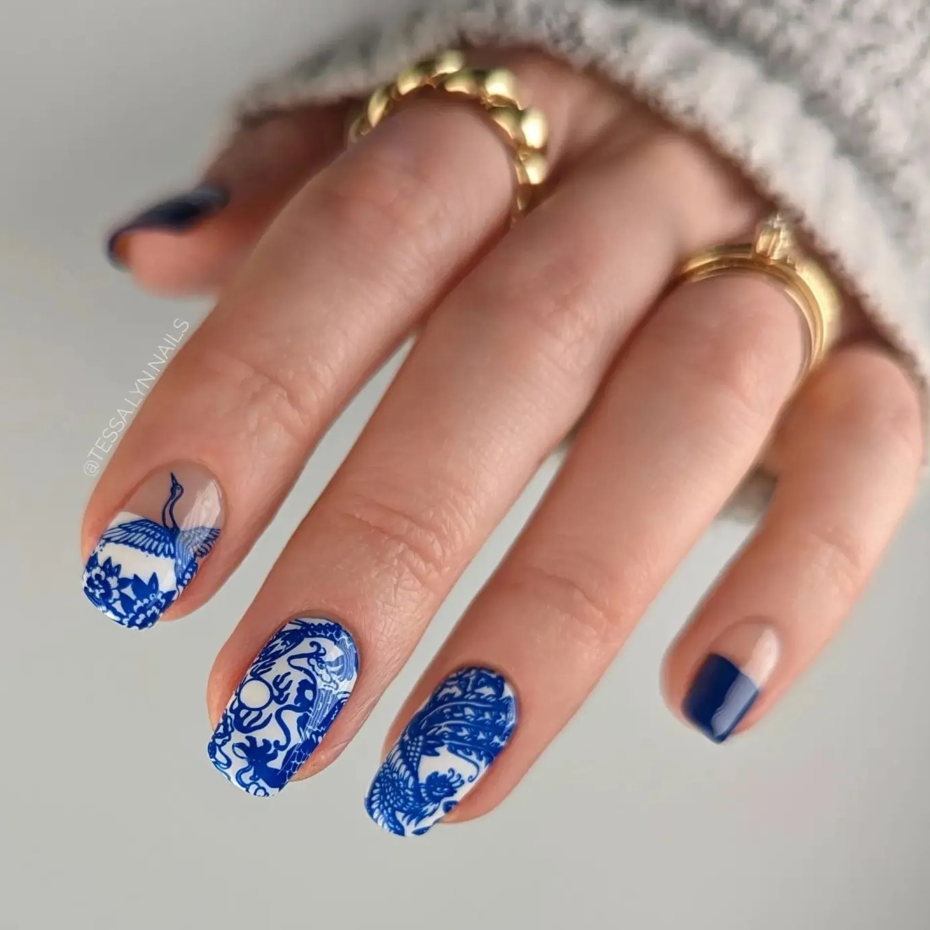 Porcelain: Chinese Ceramic Nail Stamping Starter Kit