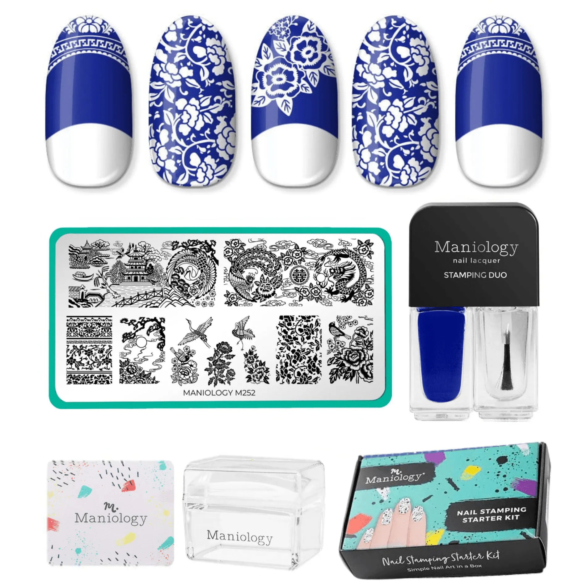 Porcelain: Chinese Ceramic Nail Stamping Starter Kit