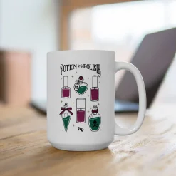 Potions & Polish Ceramic Coffee Mug 15oz