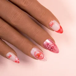 Pout (B539) - Bright Orange Red Stamping Polish