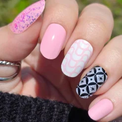 Powder Puff (B547) - Cream Pink Stamping Polish