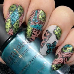 Prana (B397) - Metallic Teal Stamping Polish