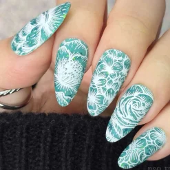 Pretty Petals (M571) - Nail Stamping Plate