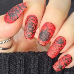 Pretty Petals (M571) - Nail Stamping Plate