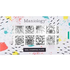 Pretty Petals (M571) - Nail Stamping Plate