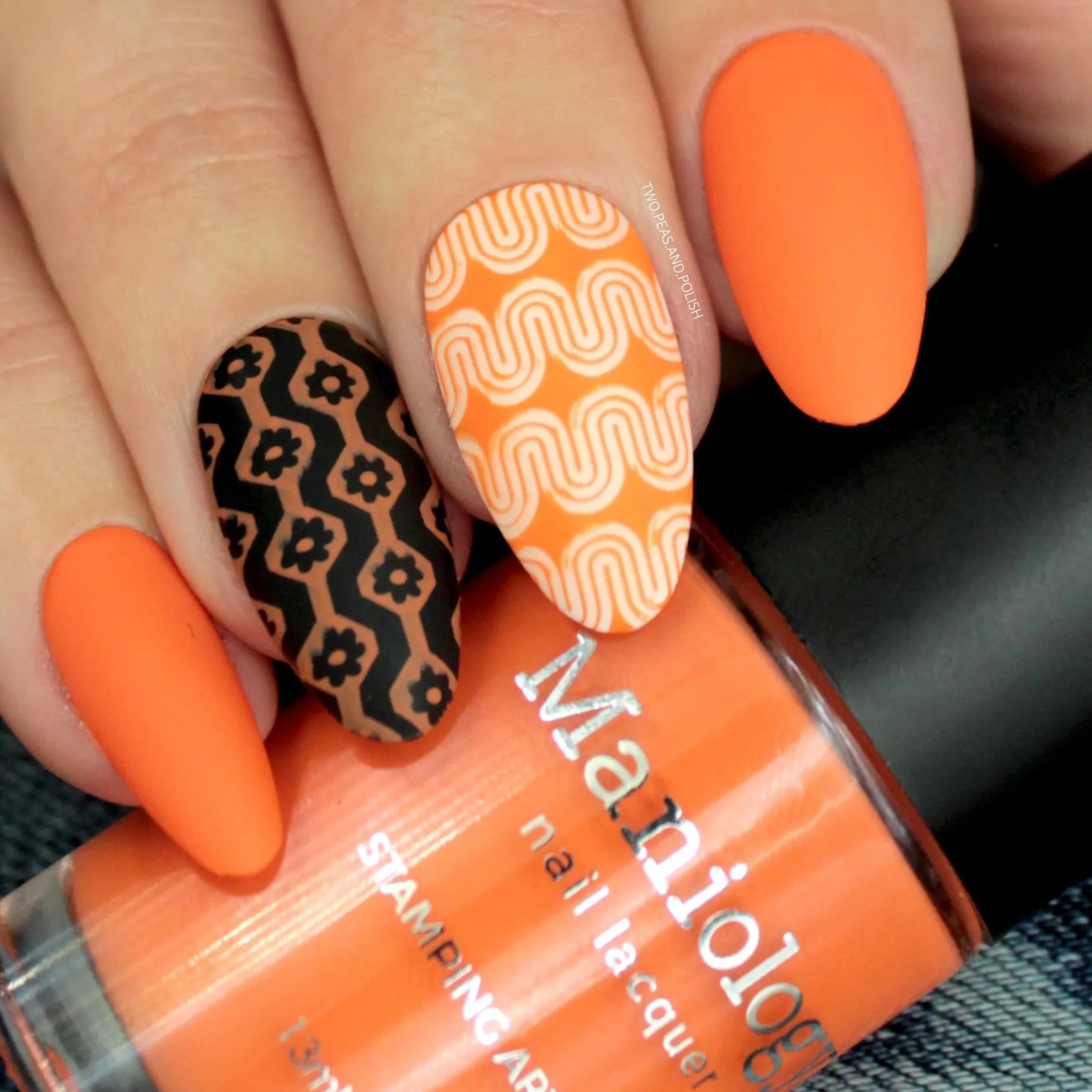 Pumpkin Head (B254) - Orange Cream Stamping Polish