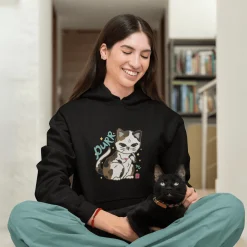 PURR Cat & Nails - Heavy Blend Hoodie Sweatshirt