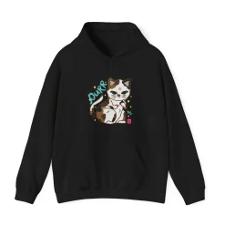 PURR Cat & Nails - Heavy Blend Hoodie Sweatshirt