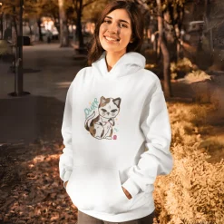 PURR Cat & Nails - Heavy Blend Hoodie Sweatshirt