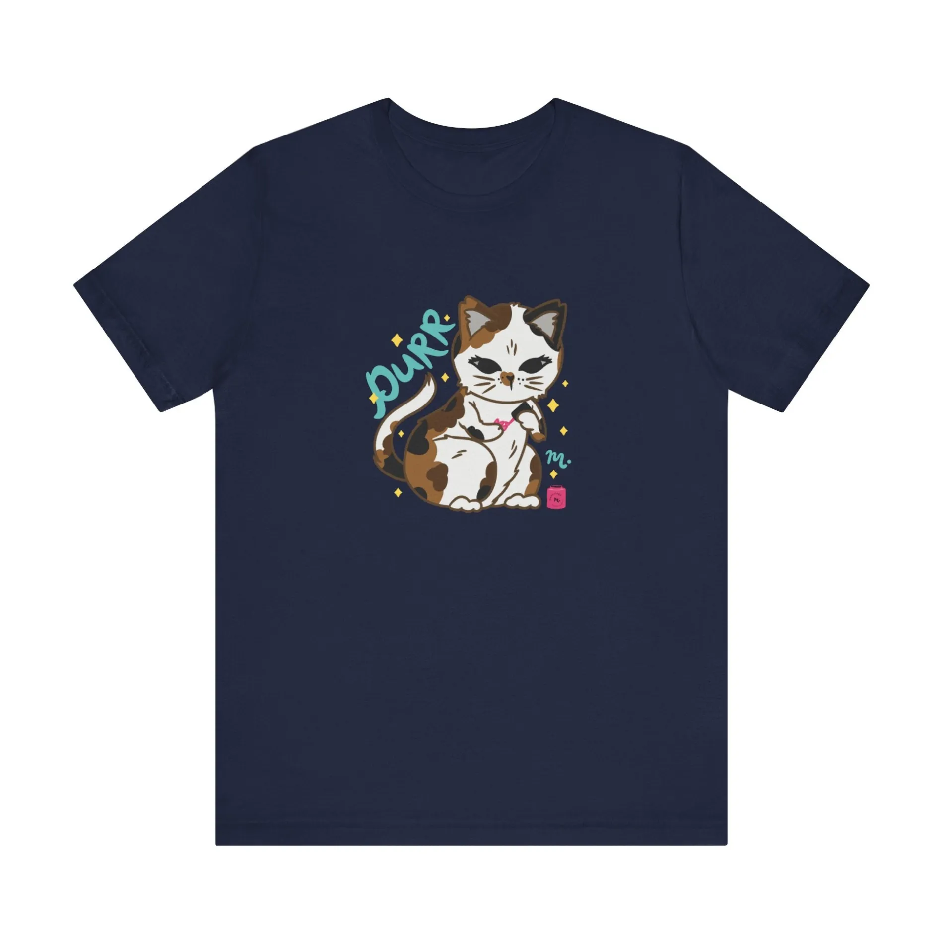 PURR Cat & Nails - Short Sleeve T-shirt