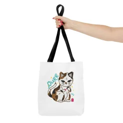 PURR Cat & Nails Tote Bag