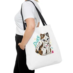 PURR Cat & Nails Tote Bag