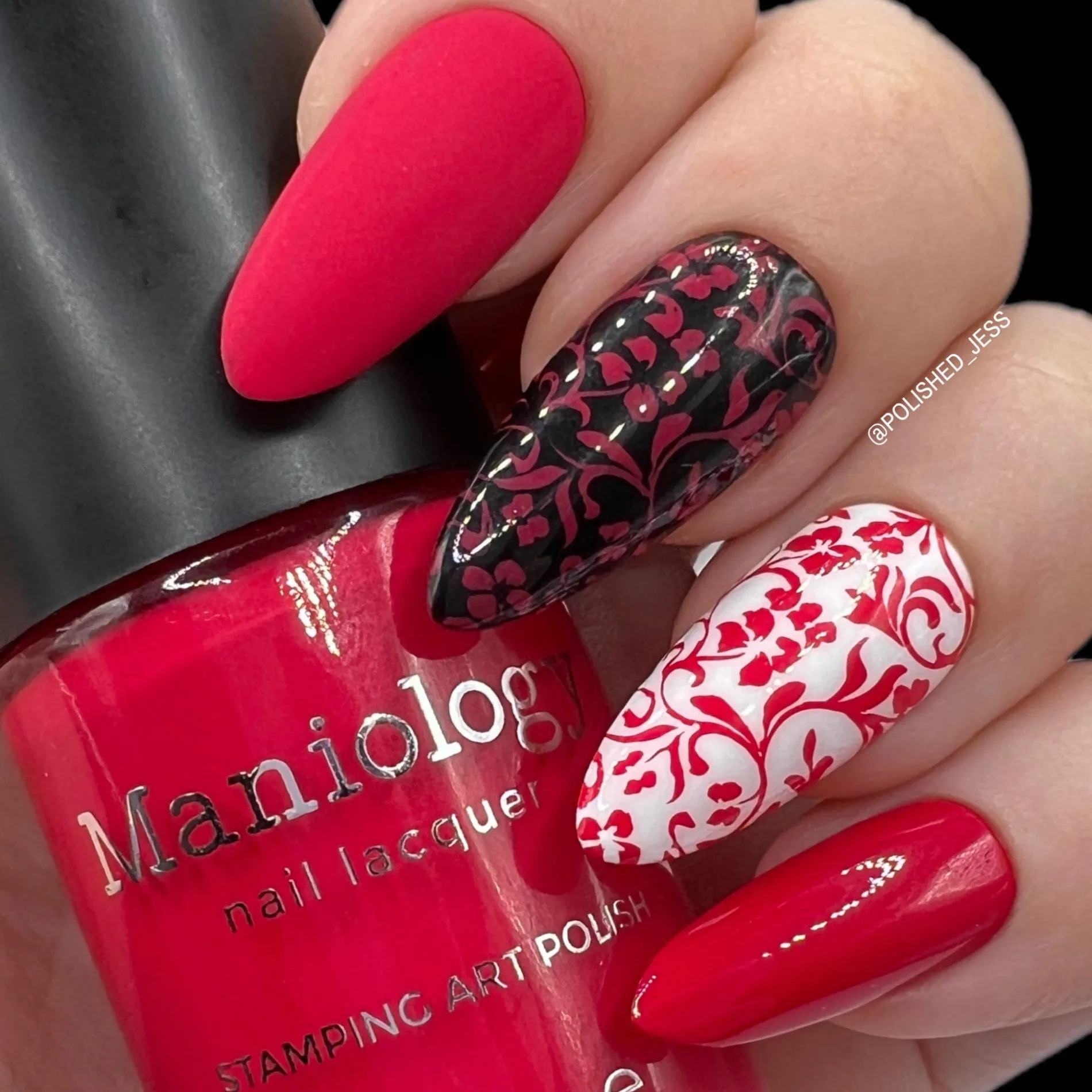 Quasar (B159) Candy Apple Red Stamping Polish