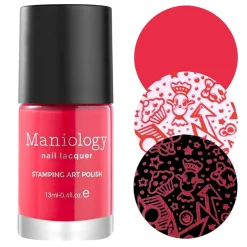 Quasar (B159) Candy Apple Red Stamping Polish