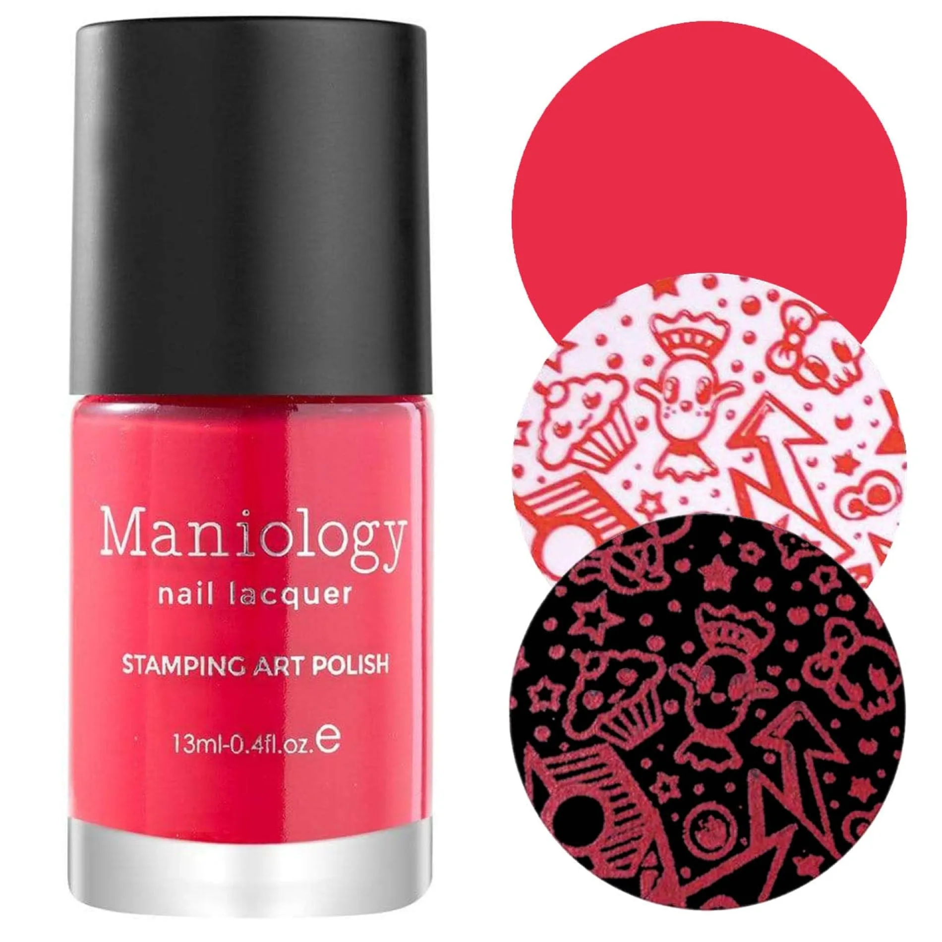 Quasar (B159) Candy Apple Red Stamping Polish