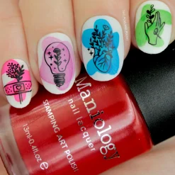 Rainbow Splash: 6-Piece Sheer Tint Stamping Polish Set