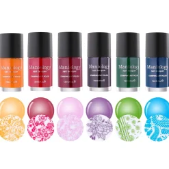 Rainbow Splash: 6-Piece Sheer Tint Stamping Polish Set