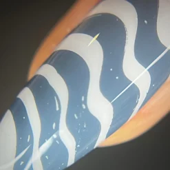 Raindrop (B510) - Cream Blue Stamping Polish