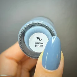 Raindrop (B510) - Cream Blue Stamping Polish