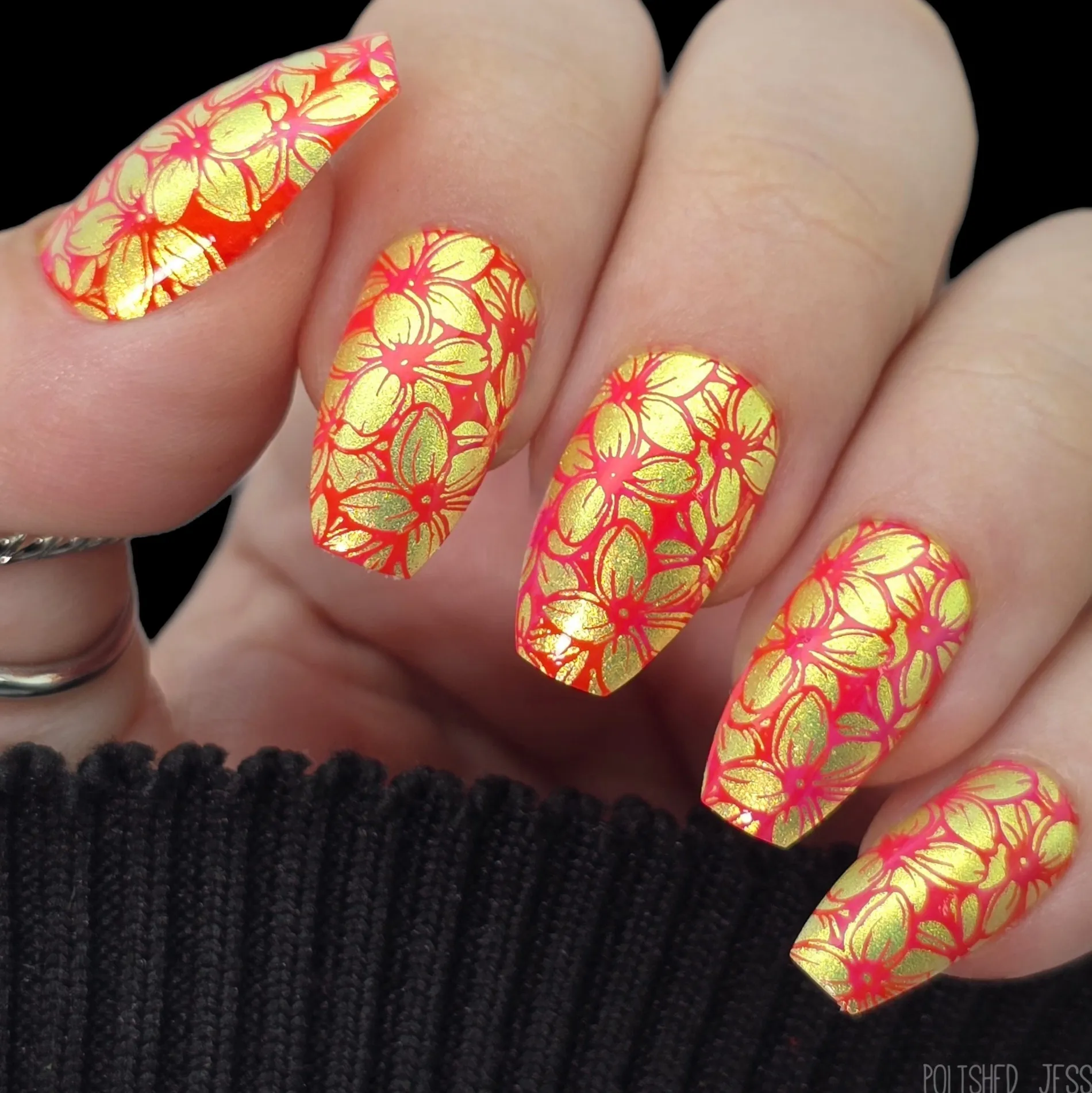 Rainforest Blooms (M612) - Nail Stamping Plate