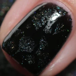 Raven (B402) - Black Sand Stamping Polish