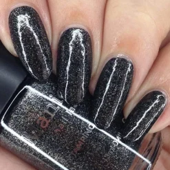 Raven (B402) - Black Sand Stamping Polish