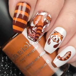 Red Panda (M680) - Nail Stamping Plate