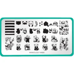 Red Panda (M680) - Nail Stamping Plate