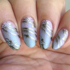 Retrograde (B363) - Duochrome Light Blue Sheer Stamping Polish