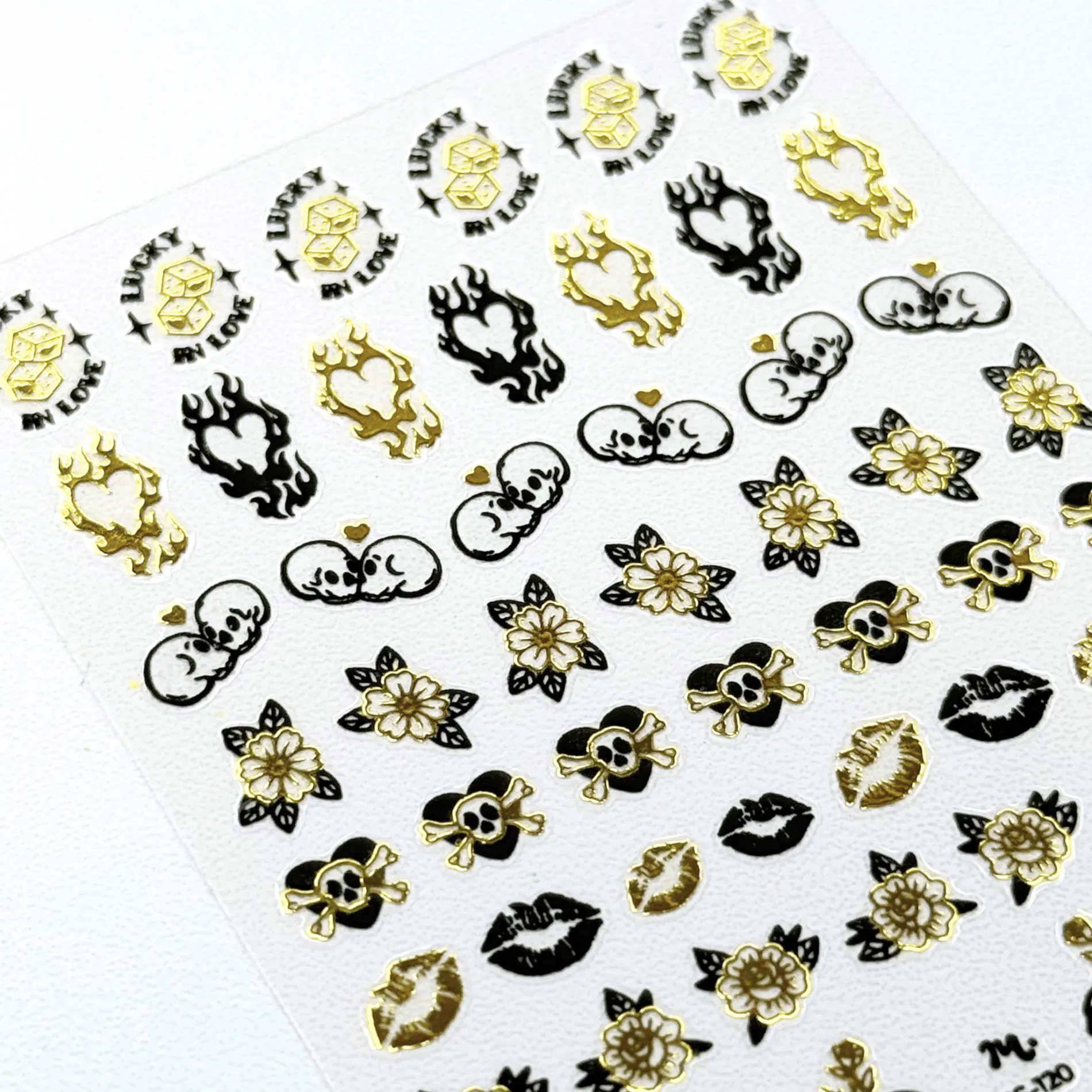 Rockabilly (MS-120) - Nail Art Sticker