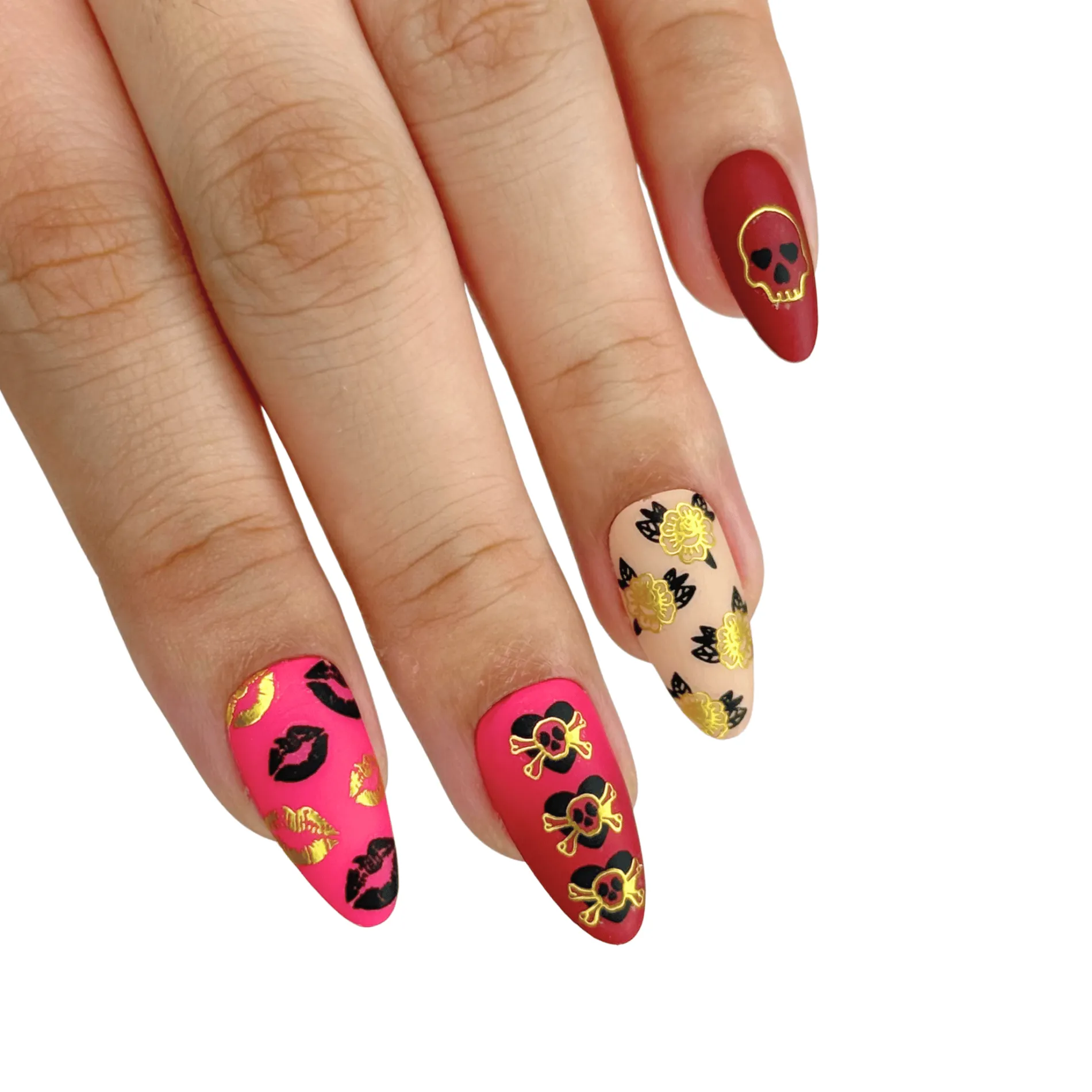Rockabilly (MS-120) - Nail Art Sticker
