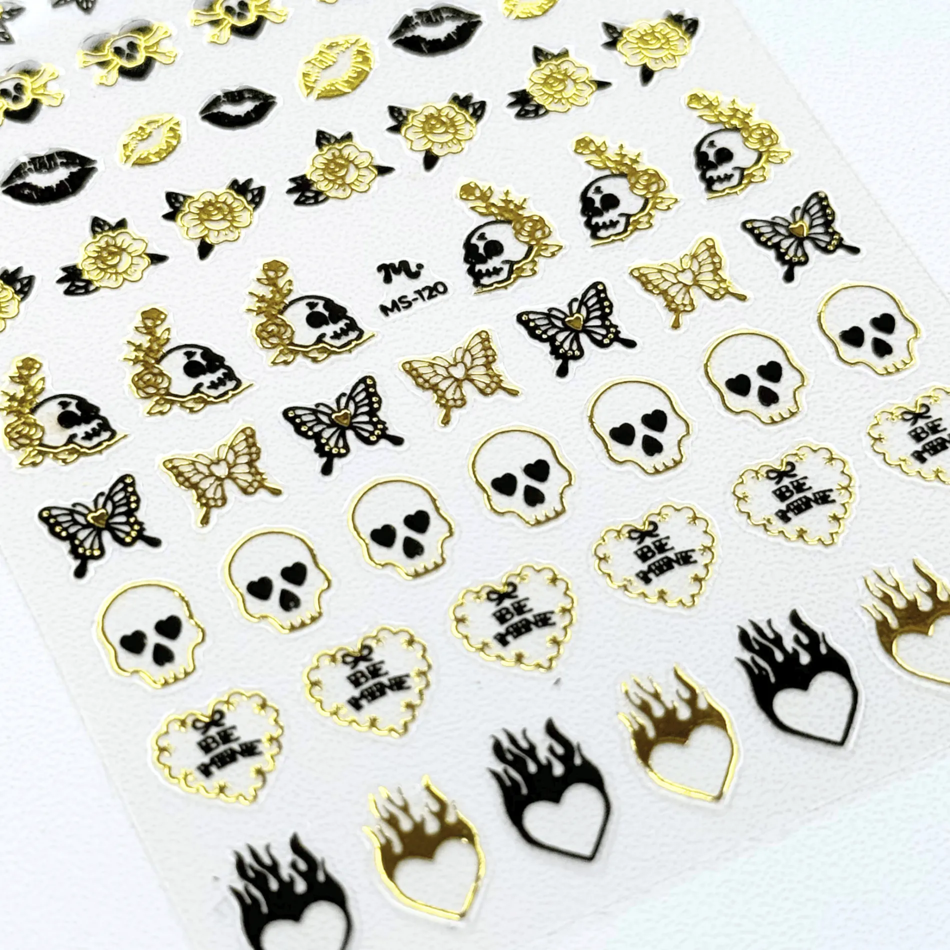 Rockabilly (MS-120) - Nail Art Sticker