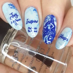 Royal Blue (B375) - Dark Blue Stamping Polish