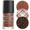 Rustic: Brick (B453) - Brown Sand Stamping Polish