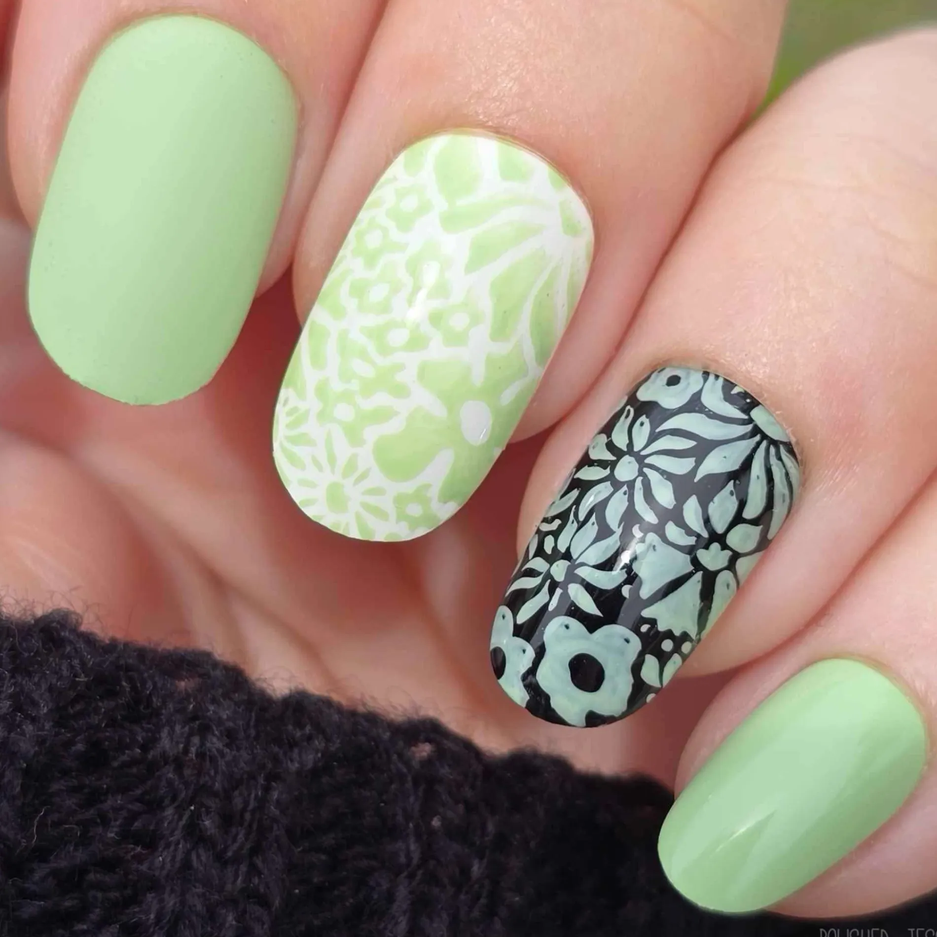 Saaristo Sage (B543) - Cream Green Stamping Polish