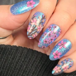 Sakura Showers (M663) - Nail Stamping Plate