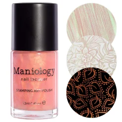 Sandbar (B475) - Aurora Duochrome Pink to Bronze Stamping Polish