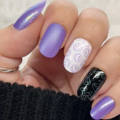 Sandy Beach: Kailua (B393) - Duochrome Purple Stamping Polish