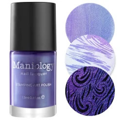 Sandy Beach: Kailua (B393) - Duochrome Purple Stamping Polish