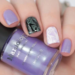 Sandy Beach: Kailua (B393) - Duochrome Purple Stamping Polish